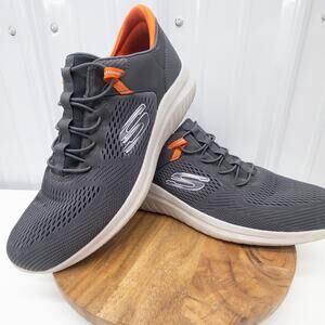 Skechers Mens Ultra Flex 2.0 Shoes,Gray/Orange Skechers | Shoes | Skechers Mens Ultra Flex 2  main image 2